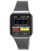 Casio Vintage Digital Stainless Steel Bracelet Quartz A120WEGG-1B A120WEGG-1B Unisex Watch