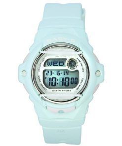 Casio Baby-G Digital Pastel Green Resin Strap Quartz BG-169U-3 200M Women's Watch