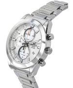 Casio Edifice Classic Standard Chronograph Analog Silver Dial Quartz EFB-710D-7A 100M Men's Watch