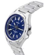 Casio Standard Analog Stainless Steel Blue Dial Solar MTP-RS100D-2A Mens Watch