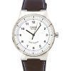 Casio Standard Analog Leather Strap White Dial Solar Powered MTP-RS105L-7B Mens Watch