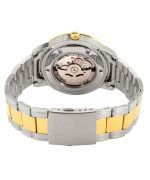 Seiko 5 Two Tone Stainless Steel Silver Dial 21 Jewels Automatic SNKN58K1 Mens Watch