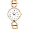 Fossil Carlie Rose Gold Tone Stainless Steel Silver Dial Quartz ES5273 Womens Watch