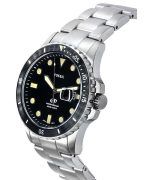Fossil Blue Dive Style Stainless Steel Black Dial Quartz FS5952 100M Mens Watch