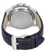 Michael Kors Everest Chronograph Navy Leather Black Dial Quartz MK9091 100M Mens Watch