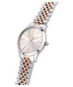 Philip Watch Grace Two Tone Stainless Steel White Dial Quartz R8253208515 100M Womens Watch