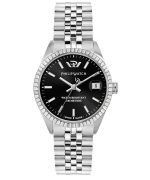 Philip Watch Caribe Urban Stainless Steel Black Sunray Dial Quartz R8253597586 100M Womens Watch