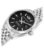 Philip Watch Caribe Urban Stainless Steel Black Sunray Dial Quartz R8253597586 100M Womens Watch