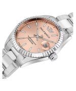 Philip Watch Caribe Urban Stainless Steel Pink Dial Quartz R8253597587 100M Womens Watch