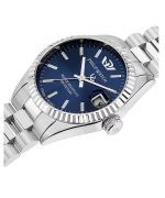 Philip Watch Caribe Urban Stainless Steel Blue Sunray Dial Quartz R8253597590 100M Womens Watch