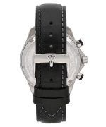 Philip Watch Blaze Chronograph Leather Strap Black Dial Quartz R8271665009 100M Mens Watch