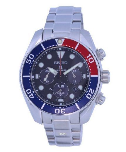 Seiko Prospex Padi Sumo Special Edition Chronograph Solar Diver's SSC795 SSC795J1 SSC795J 200M Men's Watch