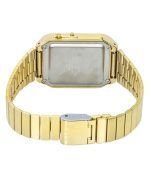 Casio Vintage Digital Calculator Gold Tone Stainless Steel Quartz CA-500WEG-1A Mens Watch