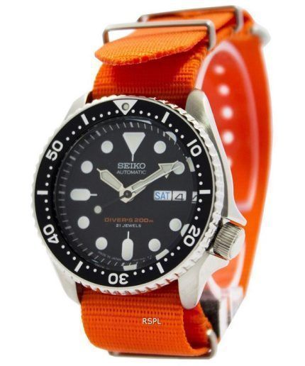 Seiko Automatic Diver's 200M NATO Strap SKX007J1-NATO7 Men's Watch