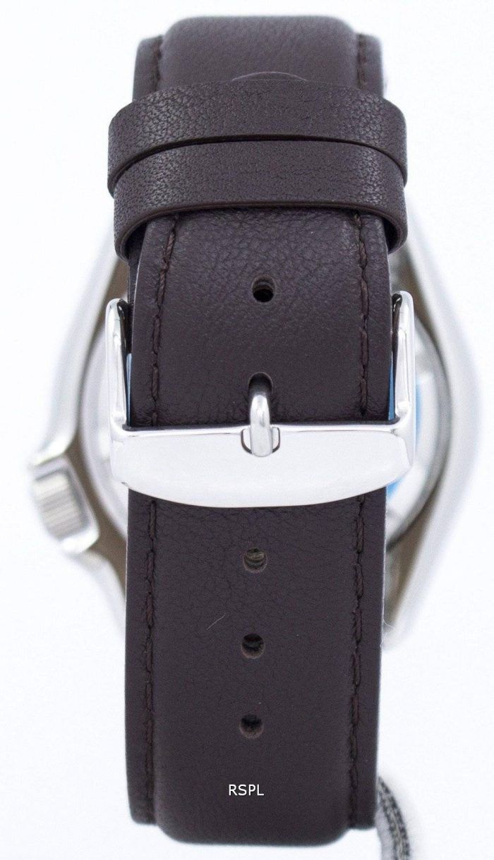Seiko Automatic Diver's Ratio Dark Brown Leather SKX011J1-LS11 200M Men's Watch