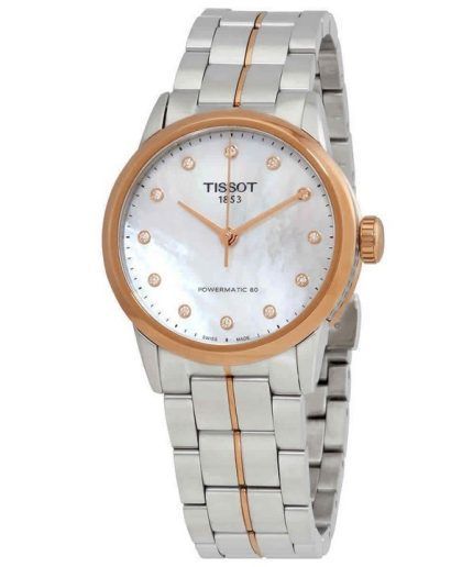 Tissot Luxury Lady Powermatic 80 Diamond Accents Automatic T086.207.22.116.00 T0862072211600 Womens Watch