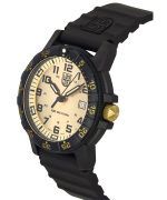 Luminox Sea Turtle Giant Plastic Strap Gold Dial Quartz XS.0325.GP 100M Men's Watch