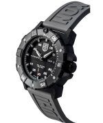 Luminox Master Carbon SEAL Grey Rubber Strap Black Dial Swiss Automatic Divers XS.3862 200M Mens Watch