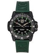 Luminox Master Carbon SEAL Green Rubber Strap Black Dial Swiss Automatic Divers XS.3877 200M Mens Watch
