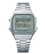 Casio Vintage Digital Stainless Steel Bracelet Quartz A168WA-3A Mens Watch