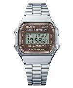 Casio Vintage Digital Stainless Steel Bracelet Quartz A168WA-5A Mens Watch