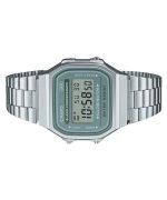 Casio Vintage Digital Stainless Steel Bracelet Quartz A168WA-3A Mens Watch