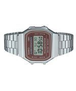 Casio Vintage Digital Stainless Steel Bracelet Quartz A168WA-5A Mens Watch