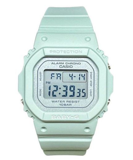 Casio Baby-G Digital Green Resin Strap Quartz BGD-565SC-3 100M Women's Watch