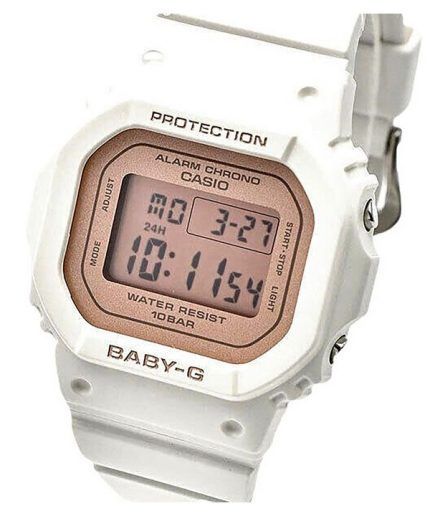 Casio Baby-G Digital White Resin Strap Quartz BGD-565SC-4 100M Women's Watch