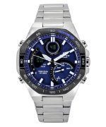 Casio Edifice Analog Digital Mobile Link Blue Dial Tough Solar ECB-950DB-2A 100M Men's Watch