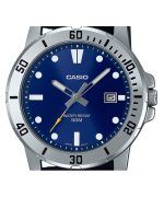 Casio Standard Analog Resin Strap Blue Dial Quartz MTP-VD01-2E Mens Watch