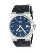 Tissot PRX T-Classic Powermatic 80 Rubber Strap Blue Dial Automatic T137.407.17.041.00 100M Mens Watch