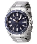 Invicta Ocean Voyage Stainless Steel Blue Dial Quartz 46278 Men's Watch