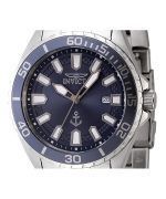 Invicta Ocean Voyage Stainless Steel Blue Dial Quartz 46278 Men's Watch