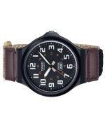 Casio Standard Analog Cloth Strap Black Dial Quartz MW-240B-5BV Men's Watch