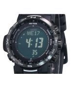 Casio Pro Trek Climber Digital Bio-Based Resin Strap Tough Solar PRW-35Y-1B 100M Mens Watch