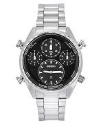 Seiko Prospex Speedtimer Chronograph Stainless Steel Black Dial Solar SFJ003P1 100M Men's Watch