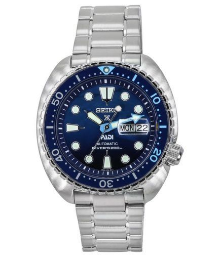Seiko Prospex The Great Blue Turtle PADI Special Edition Blue Dial Automatic Divers SRPK01K1 200M Mens Watch
