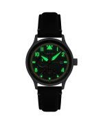 AVI-8 Hawker Hurricane Mckellar Dual Time Gothic Green Dial Quartz AV-4101-0A Mens Watch With Extra Strap