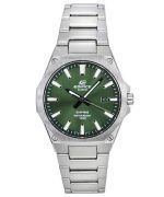 Casio Edifice Sapphire Crystal Analog Stainless Steel Green Dial Quartz EFR-S108D-3A 100M Men's Watch