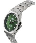 Casio Edifice Sapphire Crystal Analog Stainless Steel Green Dial Quartz EFR-S108D-3A 100M Men's Watch