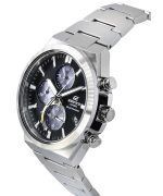 Casio Edifice Analog Chronograph Stainless Steel Black Dial Solar EQS-950D-1A 100M Men's Watch