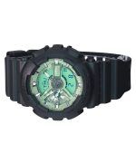 Casio G-Shock Analog Digital Resin Strap Mint Green Dial Quartz GA-110CD-1A3 200M Mens Watch