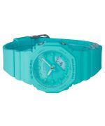 Casio G-Shock Analog Digital Resin Strap Turquoise Dial Quartz GMA-P2100-2A 200M Womens Watch