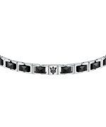 Maserati Jewels Stainless Steel And Ceramic Bracelet JM420ATI07 For Men