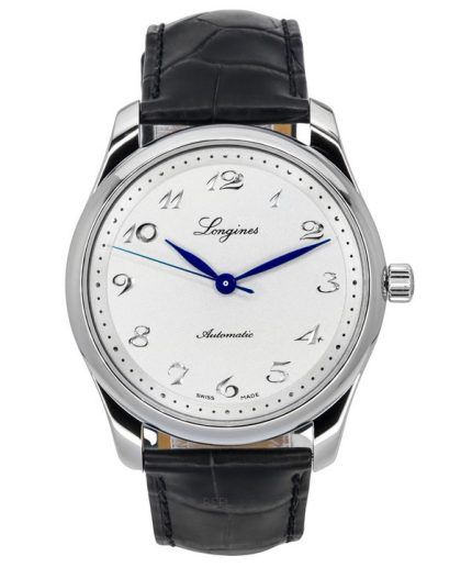 Longines Master Collection 190th Anniversary Leather Strap Silver Dial Automatic L2.793.4.73.2 Mens Watch