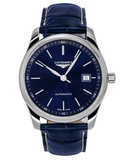 Longines Master Collection Leather Strap Sunray Blue Dial Automatic L2.793.4.92.0 Mens Watch