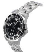 Longines HydroConquest Stainless Steel Black Dial Automatic Divers L3.742.4.56.6 300M Mens Watch