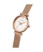 Oui & Me Etoile Rose Gold Stainless Steel White Dial Quartz ME010297 Women's Watch