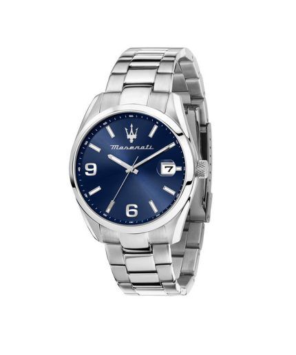 Maserati Attrazione Stainless Steel Blue Dial Quartz R8853151013 Men's Watch